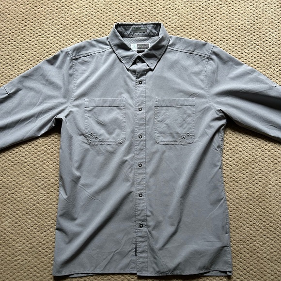 Exofficio Other - Exofficio Men's Slate Gray Casual Button-Down Shirt
